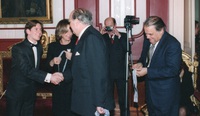 Junto al Dr. Julio María Sanguinetti y el Dr. Enrique Iglesias
